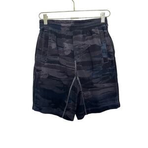 Lululemon Pace Breaker Short 9" Lined Men's Size S Grey‎ Multi Stretch Gym